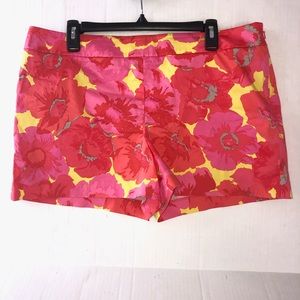 Ann Taylor LOFT Floral Shorts Women’s Size 14